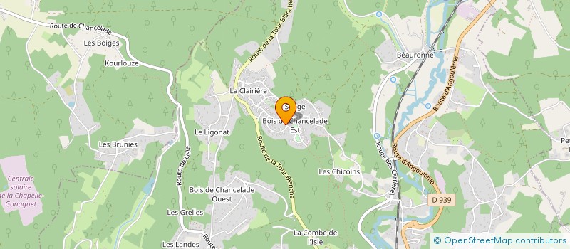 localisation de l'entreprise MADAME ELISABETH DEMAY  CHANCELADE