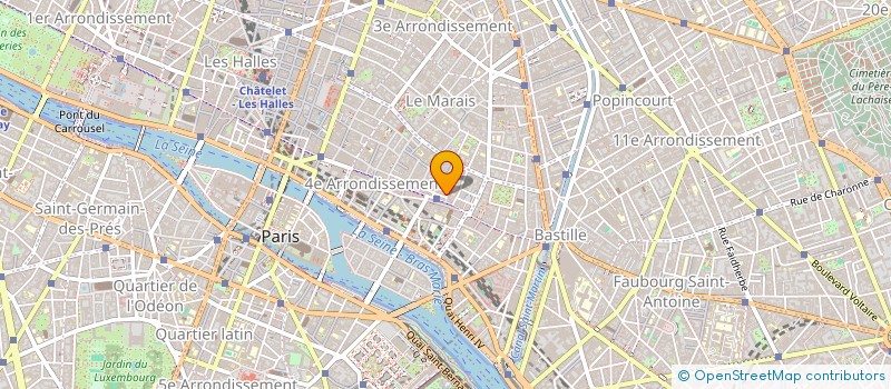 localisation de l'entreprise MADAME ELISABETH DESCHAMPS  PARIS