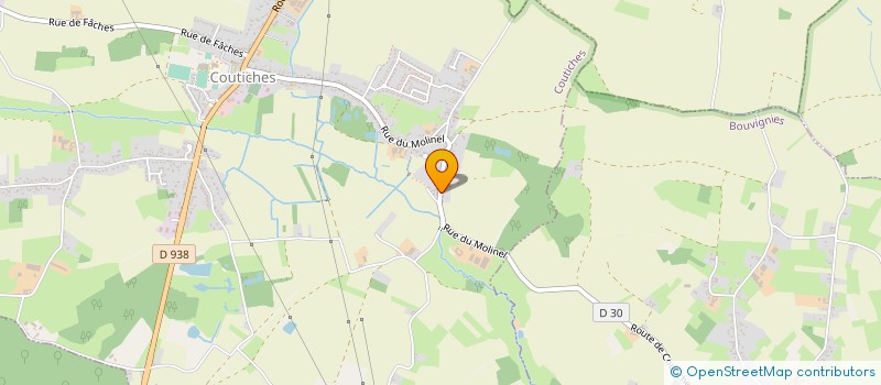 localisation de l'entreprise MADAME ELISABETH DESPLANQUES  COUTICHES