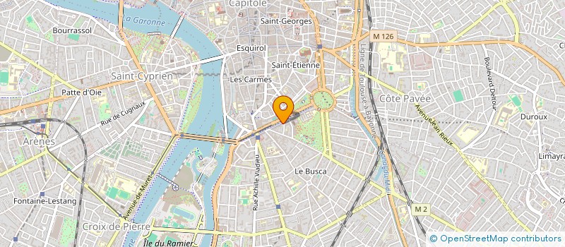 localisation de l'entreprise MADAME ELISABETH DESSAUX  TOULOUSE