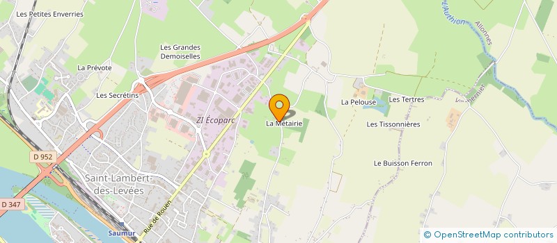 localisation de l'entreprise MADAME ELISABETH DESTRICH  SAUMUR