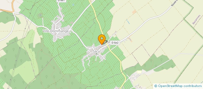 localisation de l'entreprise MADAME ELISABETH DEZAUTEZ  SACY