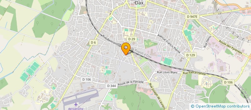 localisation de l'entreprise MADAME ELISABETH DIEMER  DAX