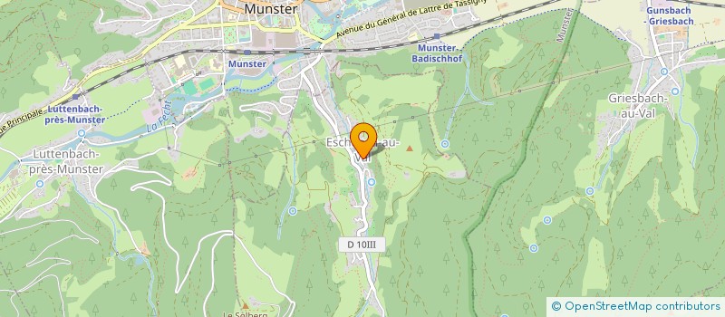 localisation de l'entreprise MADAME ELISABETH DIETRICH  ESCHBACH-AU-VAL