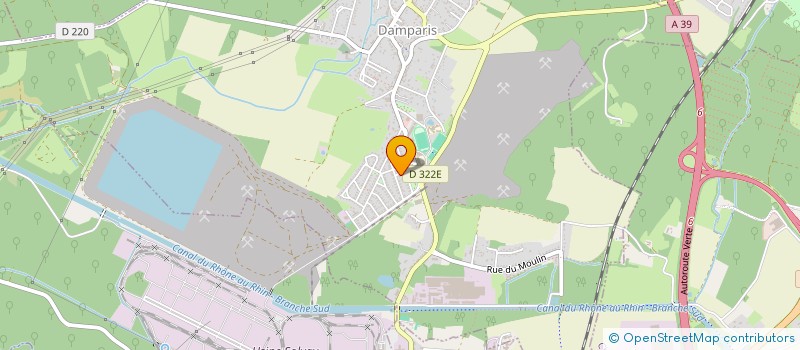 localisation de l'entreprise MADAME ELISABETH DIMEY  DAMPARIS