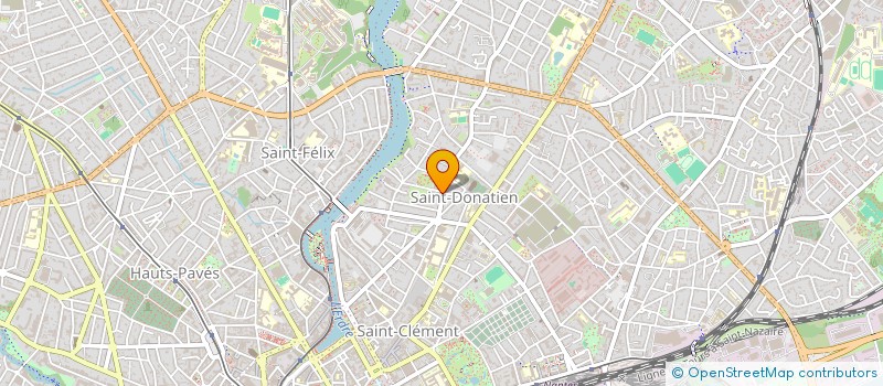 localisation de l'entreprise MADAME ELISABETH DIVERRES à NANTES