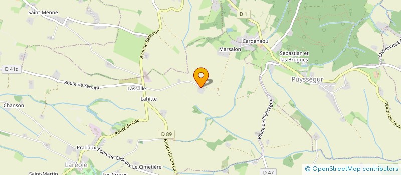 localisation de l'entreprise MADAME ELISABETH DO ESPIRITO SANTO  LAREOLE