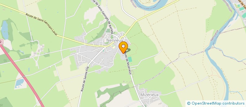 localisation de l'entreprise MADAME ELISABETH DOSSON  NERVIEUX