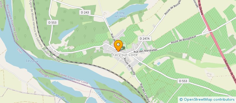 localisation de l'entreprise MADAME ELISABETH DOURNEL à TRACY-SUR-LOIRE