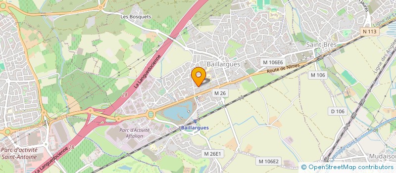 localisation de l'entreprise MADAME ELISABETH DOUY à BAILLARGUES