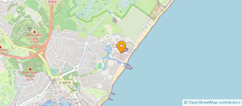 localisation de l'entreprise MADAME ELISABETH DUBBERT  AGDE