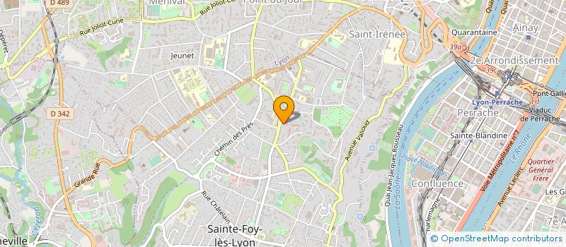 localisation de l'entreprise MADAME ELISABETH DUBIE  SAINTE-FOY-LES-LYON