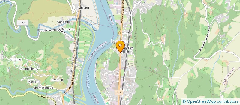 localisation de l'entreprise MADAME ELISABETH DUBOIS  LAVEYRON