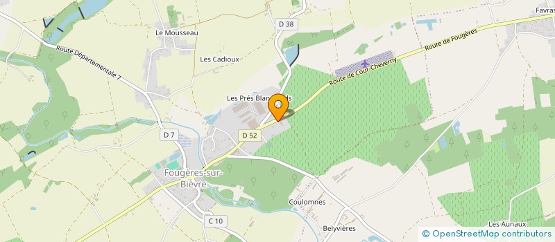 localisation de l'entreprise MADAME ELISABETH DUCHET  LE CONTROIS-EN-SOLOGNE