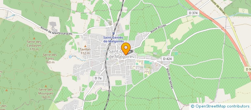 localisation de l'entreprise MADAME ELISABETH DUPLICKI  SAINT-GENIES-DE-MALGOIRES