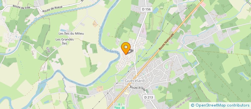 localisation de l'entreprise MADAME ELISABETH DUPUY  GUECELARD