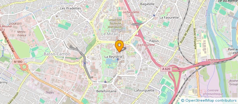 localisation de l'entreprise MADAME ELISABETH DURANDIN à TOULOUSE