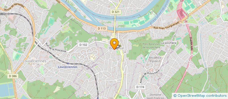 localisation de l'entreprise MADAME ELISABETH DUTOIT  SAINT-GERMAIN-EN-LAYE