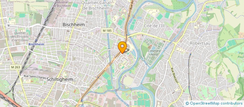 localisation de l'entreprise MADAME ELISABETH EBERHARDT  SCHILTIGHEIM