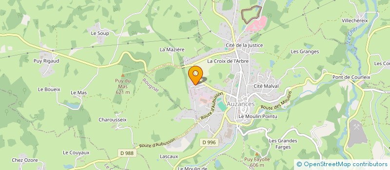 localisation de l'entreprise MADAME ELISABETH ECHARD à AUZANCES
