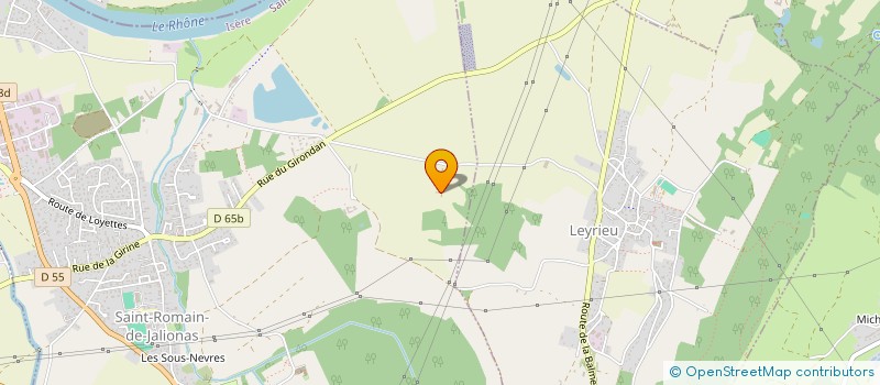 localisation de l'entreprise MADAME ELISABETH EDET  PONT-DE-CHERUY