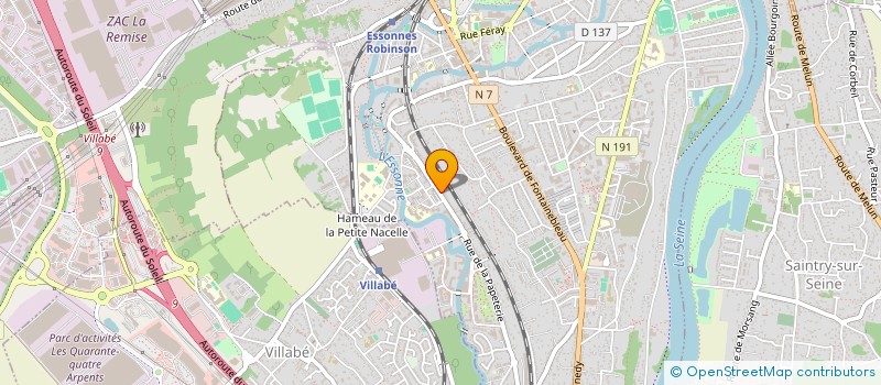 localisation de l'entreprise MADAME ELISABETH ELOUO NDAZI à CORBEIL-ESSONNES
