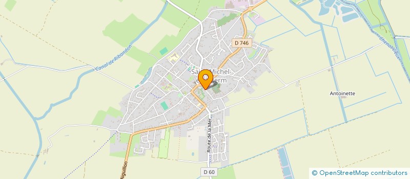 localisation de l'entreprise MADAME ELISABETH ELSHOVE  SAINT-MICHEL-EN-L'HERM