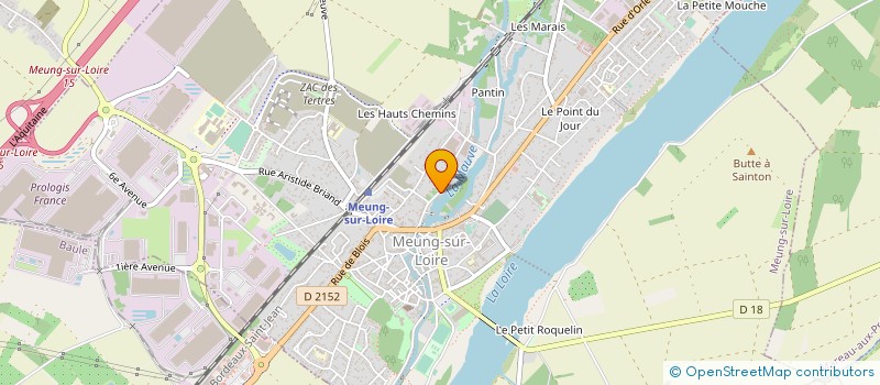 localisation de l'entreprise MADAME ELISABETH ELTCHANINOFF  MEUNG-SUR-LOIRE