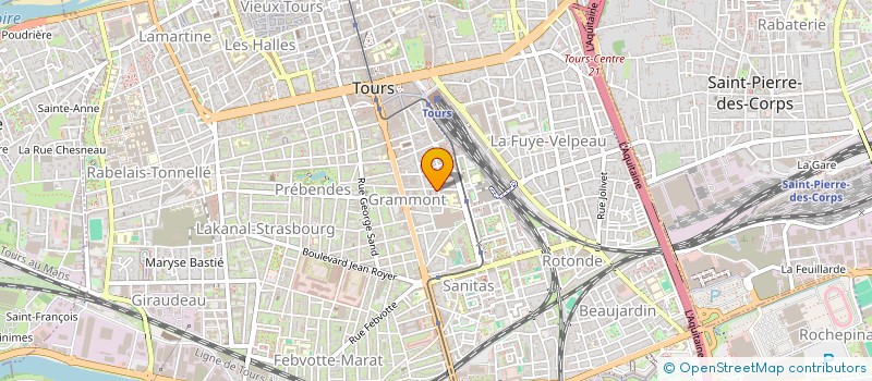 localisation de l'entreprise MADAME ELISABETH EPRON  TOURS