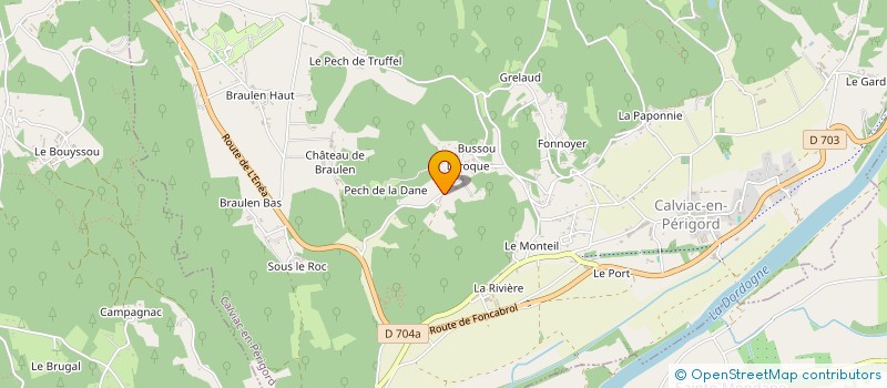 localisation de l'entreprise MADAME ELISABETH FARGUES à CARLUX
