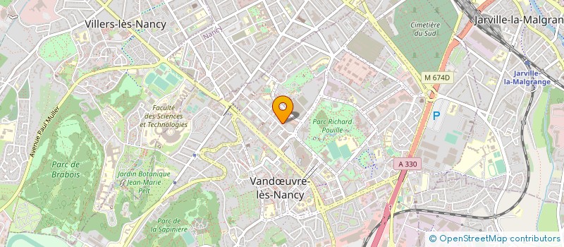 localisation de l'entreprise MADAME ELISABETH FARION  VANDUVRE-LES-NANCY