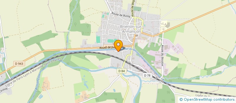 localisation de l'entreprise MADAME ELISABETH FAUCHART  BRIENON-SUR-ARMANCON