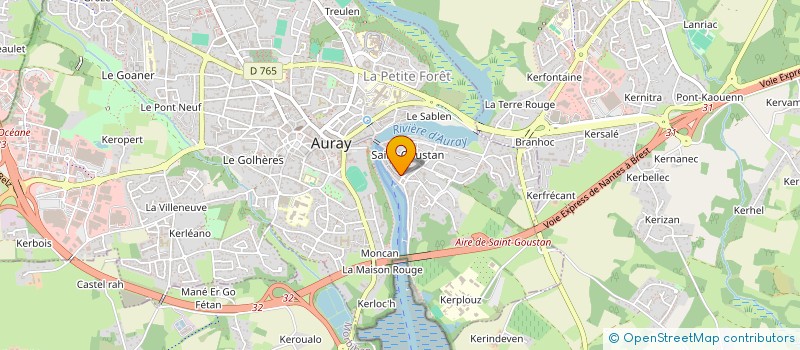 localisation de l'entreprise MADAME ELISABETH FAUCHEUR à AURAY