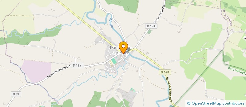 localisation de l'entreprise MADAME ELISABETH FERAUT à LA BASTIDE-DE-BESPLAS