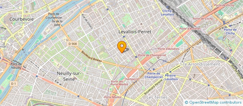 localisation de l'entreprise MADAME ELISABETH FERRAND à LEVALLOIS-PERRET