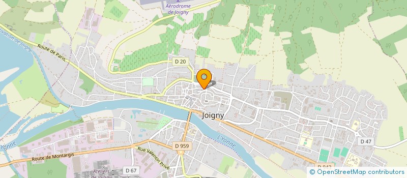 localisation de l'entreprise MADAME ELISABETH FERRAZ à JOIGNY