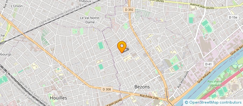 localisation de l'entreprise MADAME ELISABETH FERREIRA à BEZONS