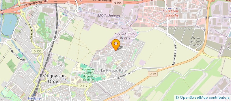 localisation de l'entreprise MADAME ELISABETH FICHEUX à BRETIGNY SUR ORGE