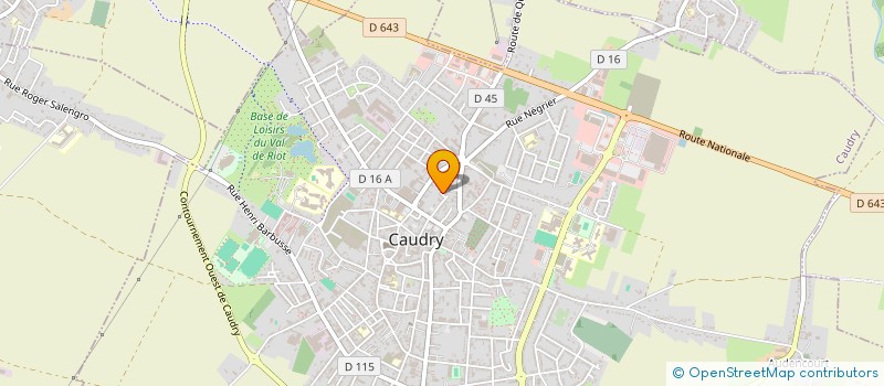 localisation de l'entreprise MADAME ELISABETH FIEVET  CAUDRY