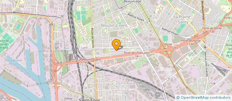 localisation de l'entreprise MADAME ELISABETH FIGUET  VENISSIEUX