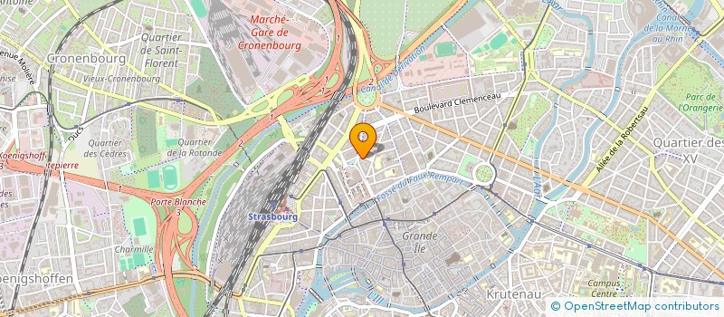 localisation de l'entreprise MADAME ELISABETH FLEURY-EBERLIN à STRASBOURG
