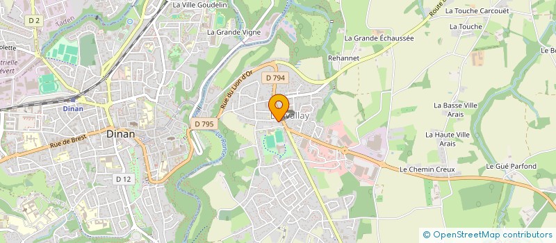 localisation de l'entreprise MADAME ELISABETH FLOCH à LANVALLAY