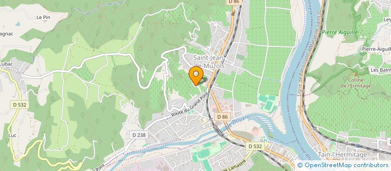 localisation de l'entreprise MADAME ELISABETH FOGIER  SAINT-JEAN-DE-MUZOLS