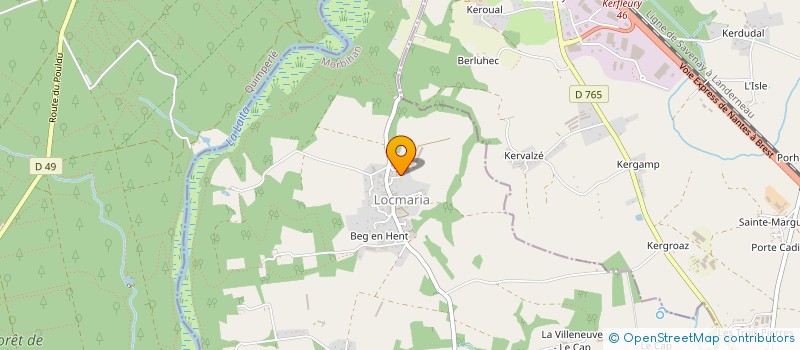 localisation de l'entreprise MADAME ELISABETH FORLOT à GUIDEL