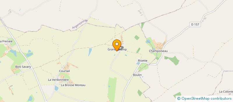 localisation de l'entreprise MADAME ELISABETH FOULONNEAU  BRESSUIRE