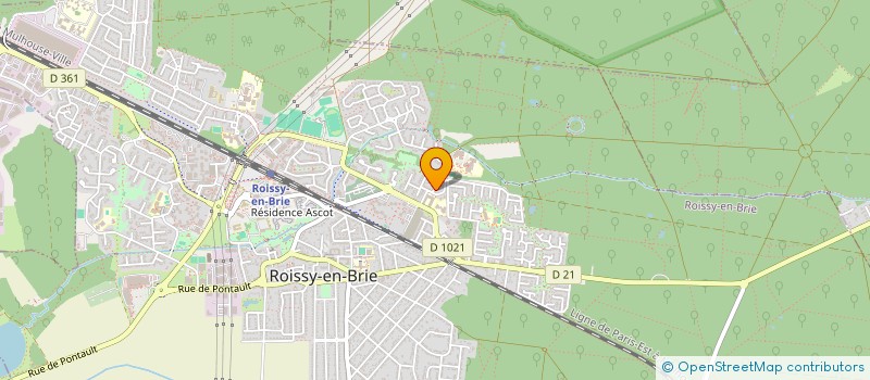 localisation de l'entreprise MADAME ELISABETH FOUMINET  ROISSY-EN-BRIE