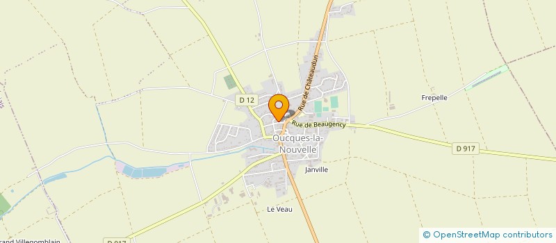 localisation de l'entreprise MADAME ELISABETH FOURGEAUD  OUCQUES LA NOUVELLE