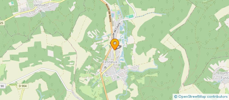 localisation de l'entreprise MADAME ELISABETH FOURNIER  PARFONDRU