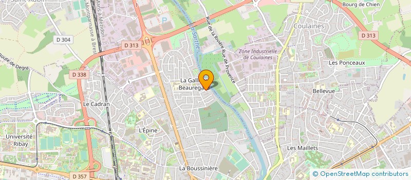 localisation de l'entreprise MADAME ELISABETH FRANCHET à LE MANS