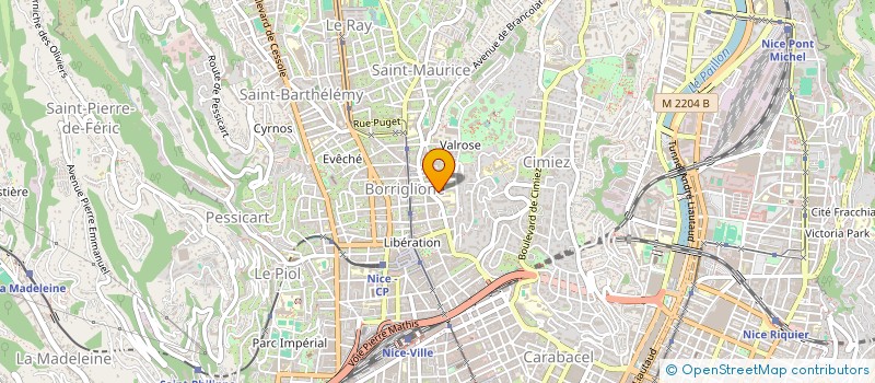 localisation de l'entreprise MADAME ELISABETH FRENOY à NICE